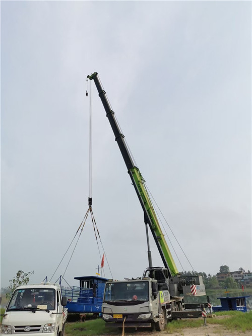 修水县桥梁建设吊装案例